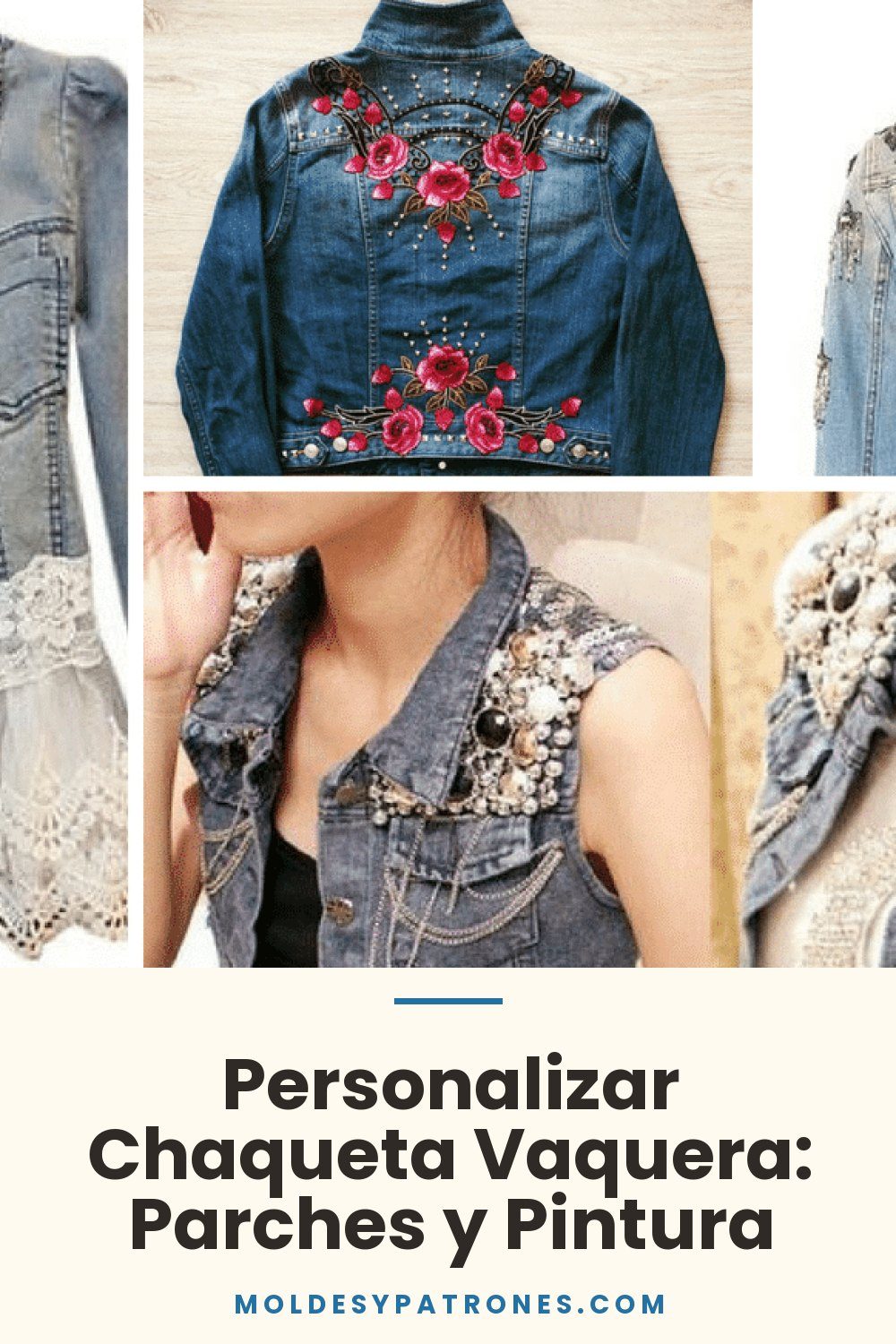 Personalizar Chaqueta Vaquera: Parches y Pintura