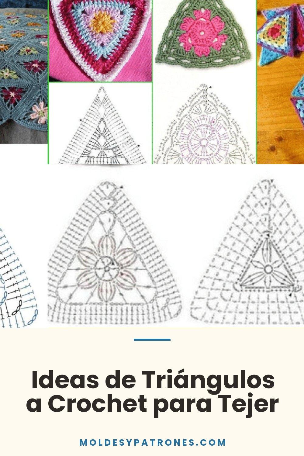Ideas de Triángulos a Crochet para Tejer