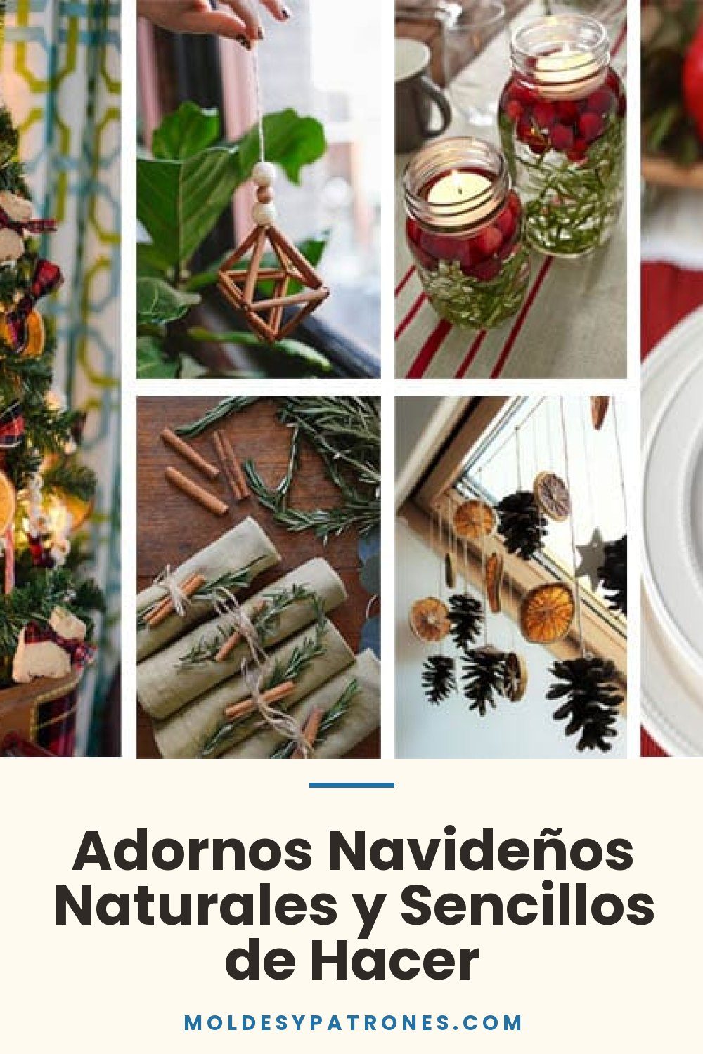 Adornos Navideños Naturales y Sencillos de Hacer