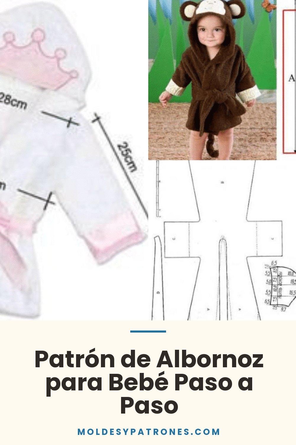 Patrón de Albornoz para Bebé Paso a Paso