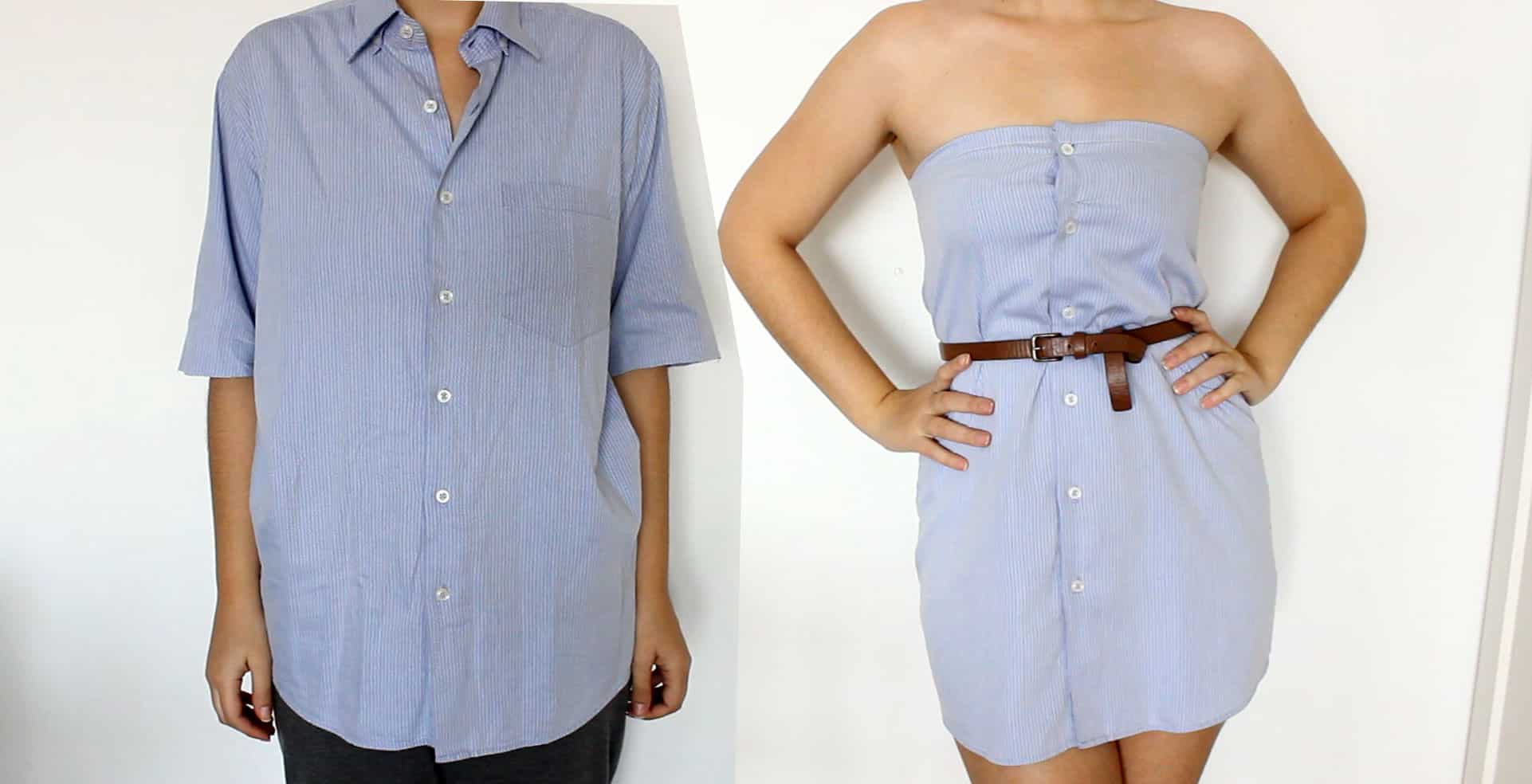 Cómo Hacer Una Blusa De Mujer A Partir De Una Camisa De Hombre