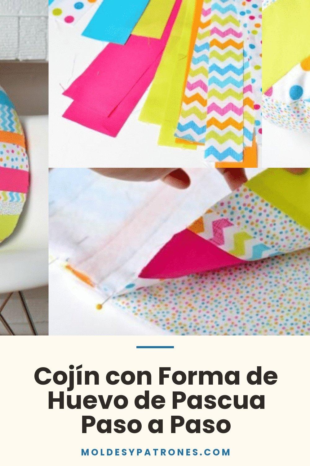 Cojín con Forma de Huevo de Pascua Paso a Paso