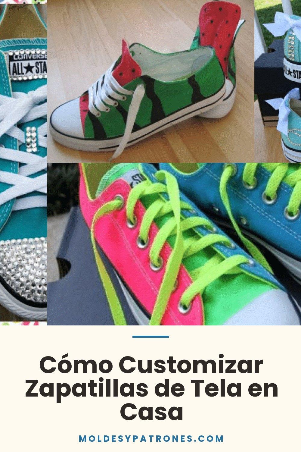 Cómo Customizar Zapatillas de Tela en Casa