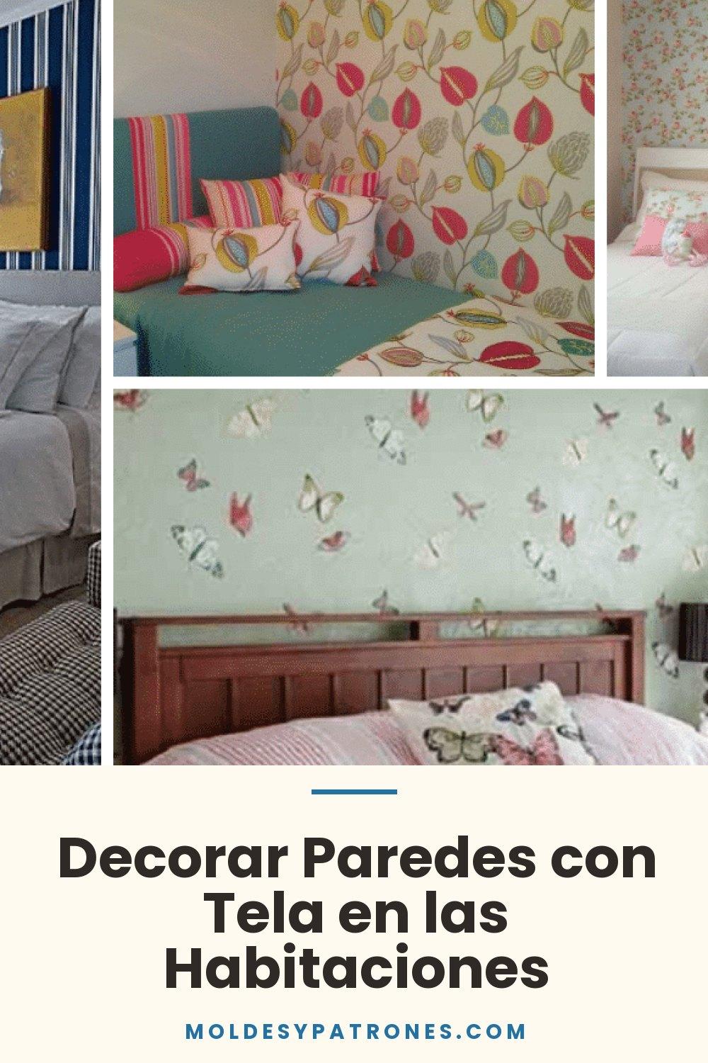Decorar Paredes con Tela en las Habitaciones