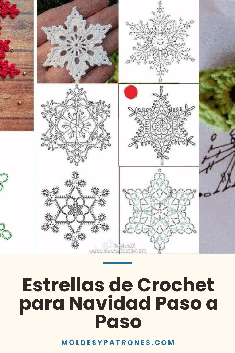 Estrellas de Crochet para Navidad Paso a Paso