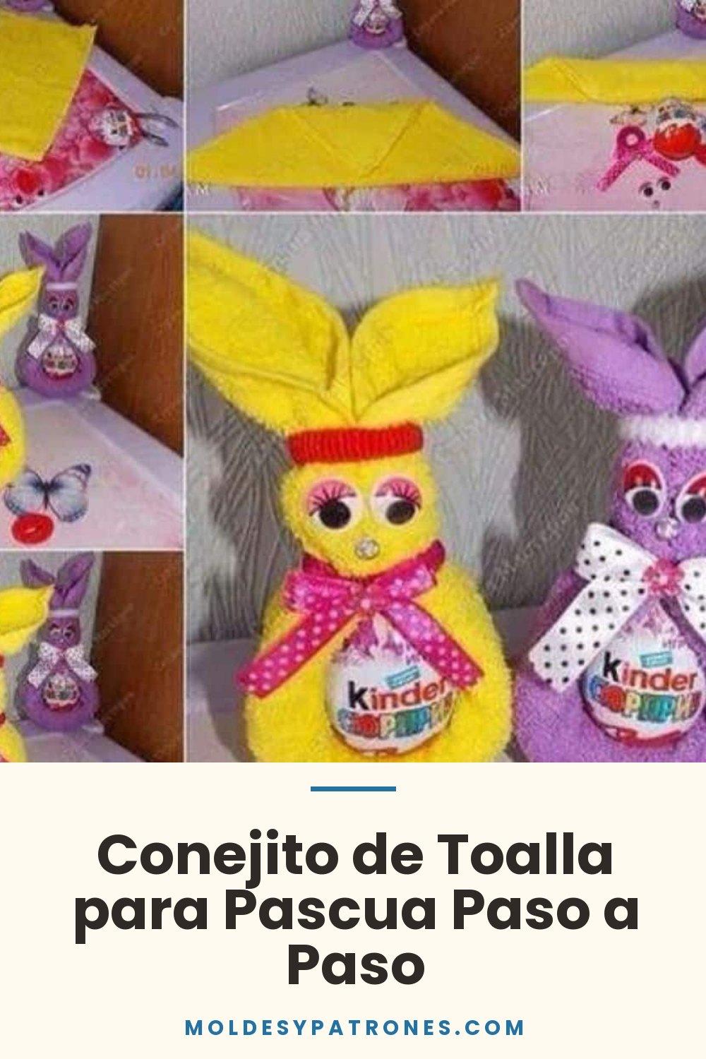Conejito de Toalla para Pascua Paso a Paso