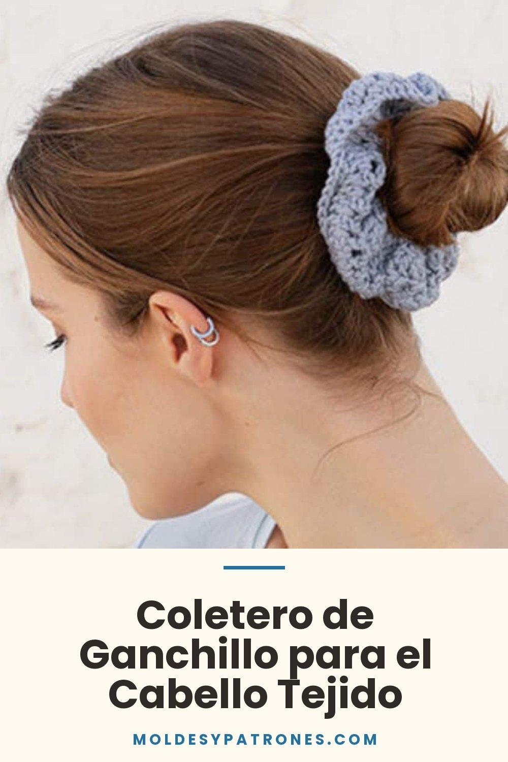 Coletero de Ganchillo para el Cabello Tejido