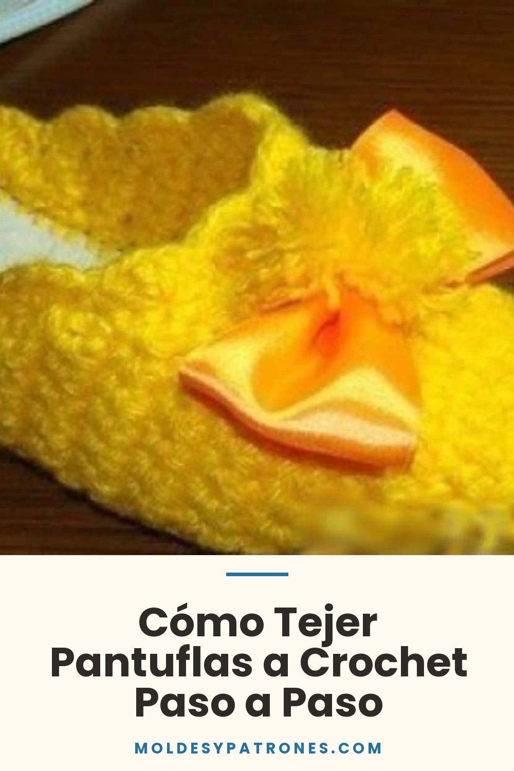 Cómo Tejer Pantuflas a Crochet Paso a Paso