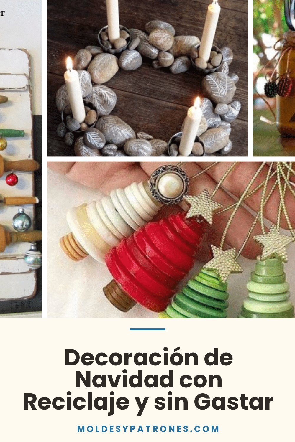 Decoración de Navidad con Reciclaje y sin Gastar