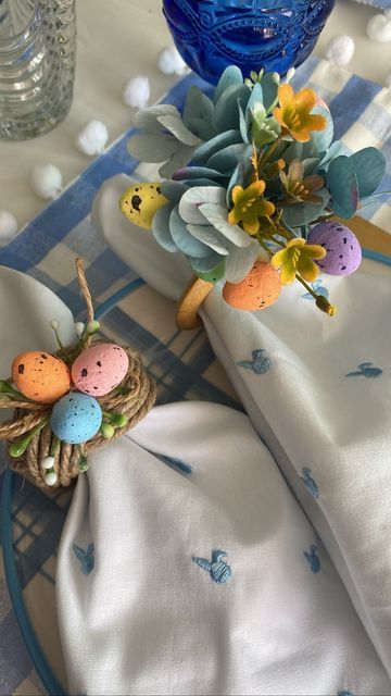 decoracion para servilleteros de pascua