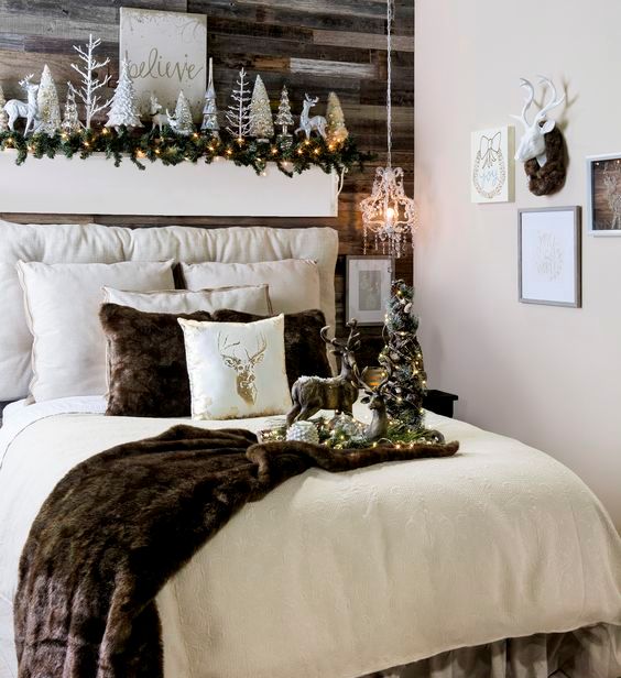 decorar dormitorio navidad 15