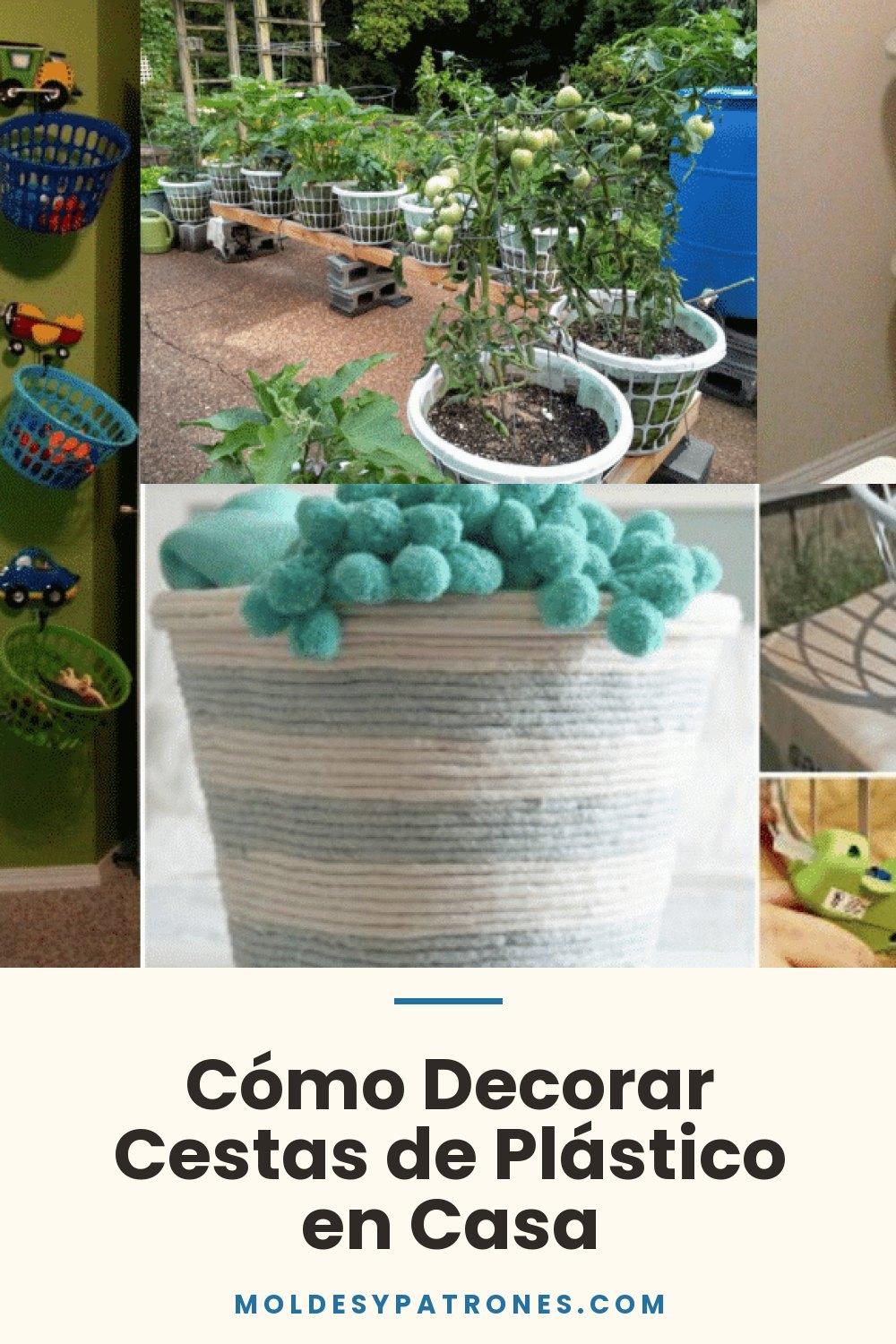 Cómo Decorar Cestas de Plástico en Casa