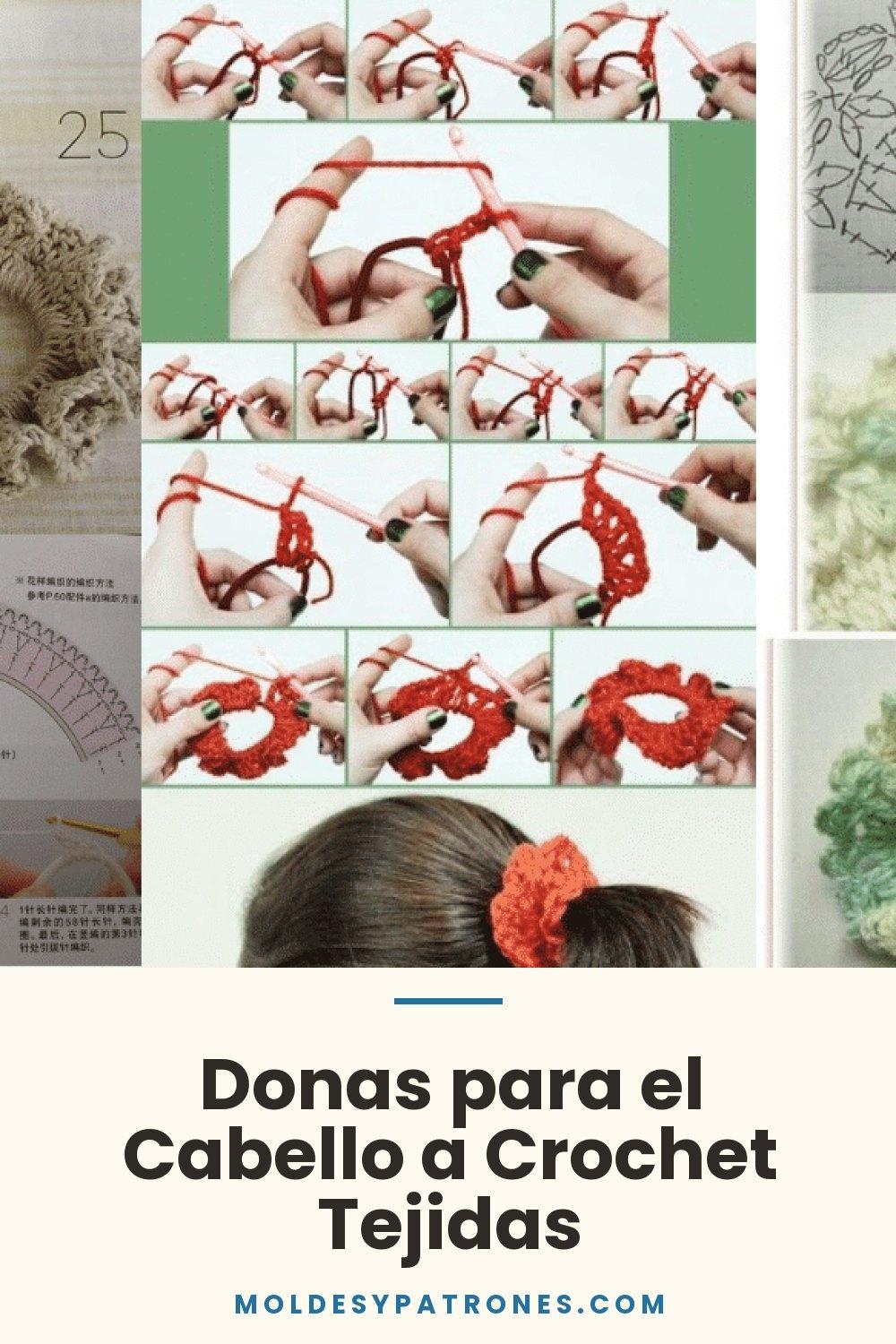 Donas para el Cabello a Crochet Tejidas
