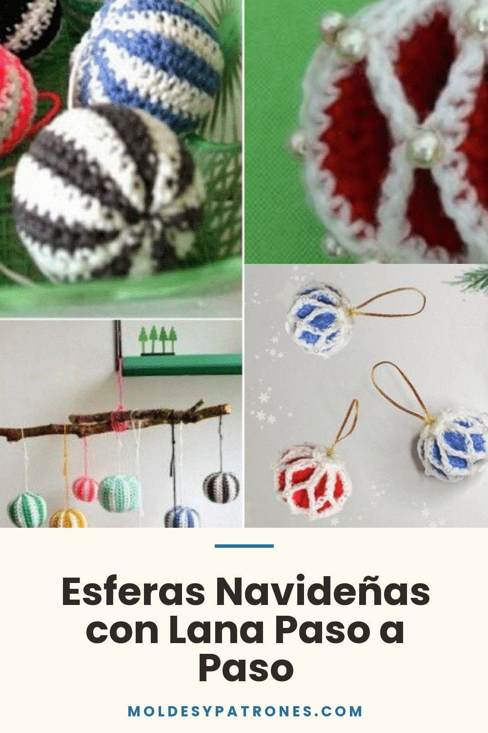 Esferas Navideñas con Lana Paso a Paso