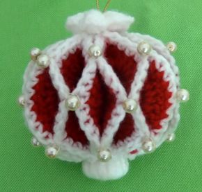 esferas navidenas hechas con lana 4
