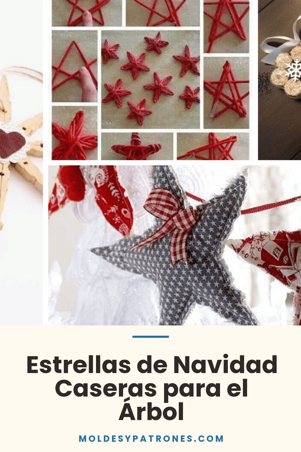 Estrellas de Navidad Caseras para el Árbol