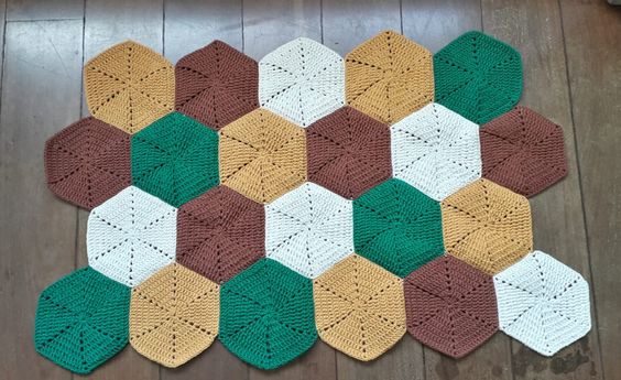 hexagonos a crochet tutorial ideas 3