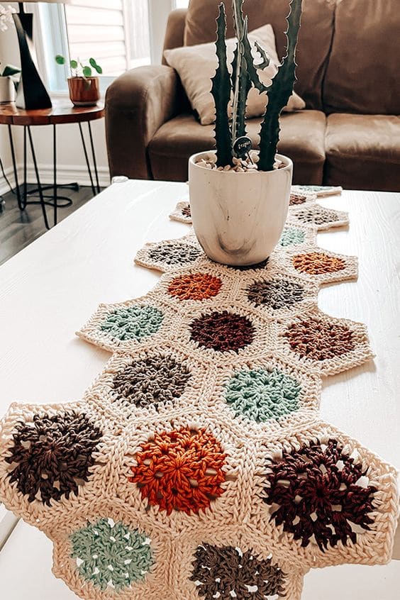 hexagonos a crochet tutorial ideas 5