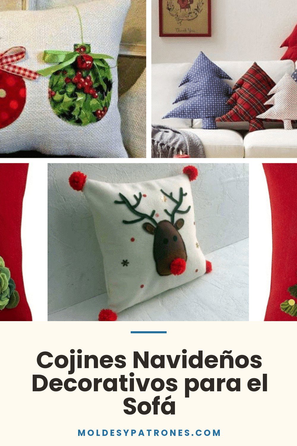 Cojines Navideños Decorativos para el Sofá