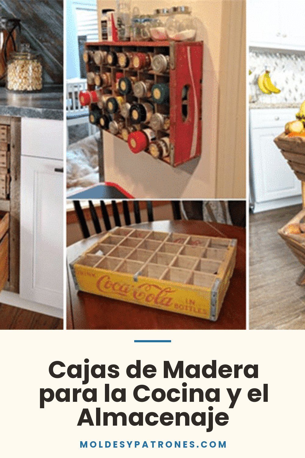 Cajas de Madera para la Cocina y el Almacenaje