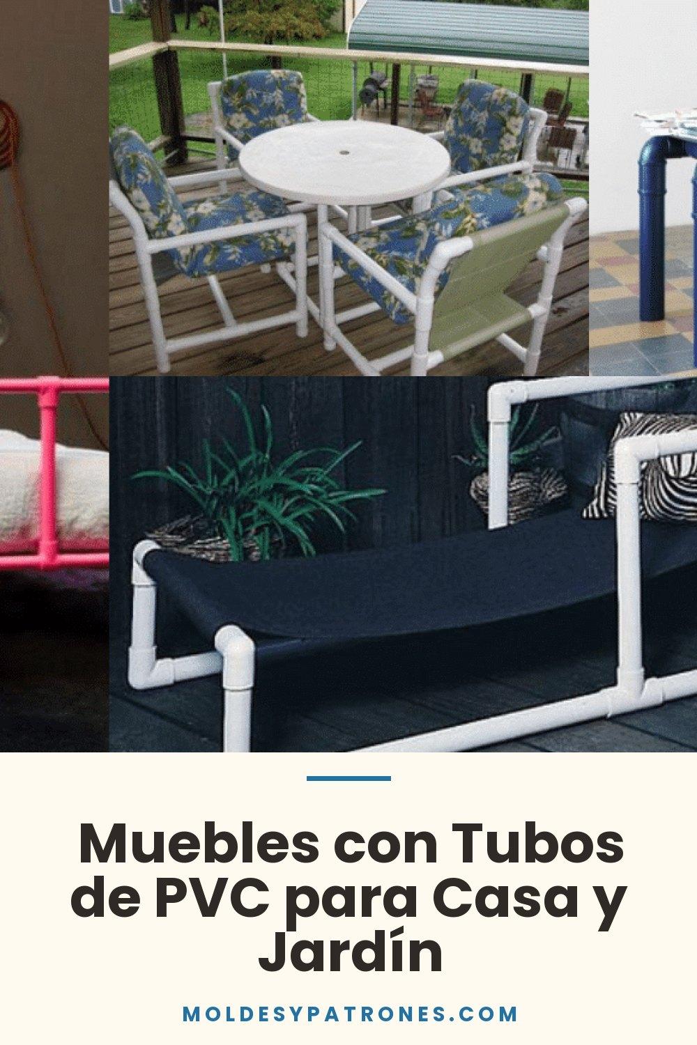 Muebles con Tubos de PVC para Casa y Jardín