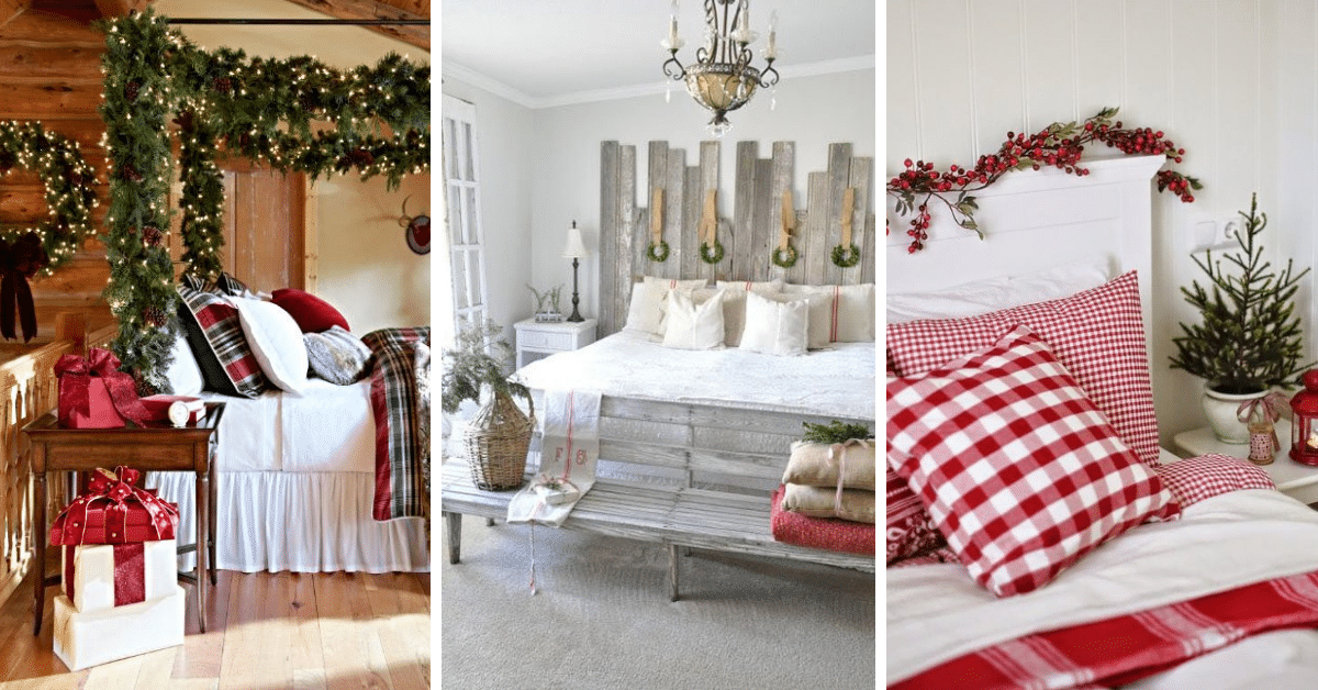 ideas decorar dormitorio navidad