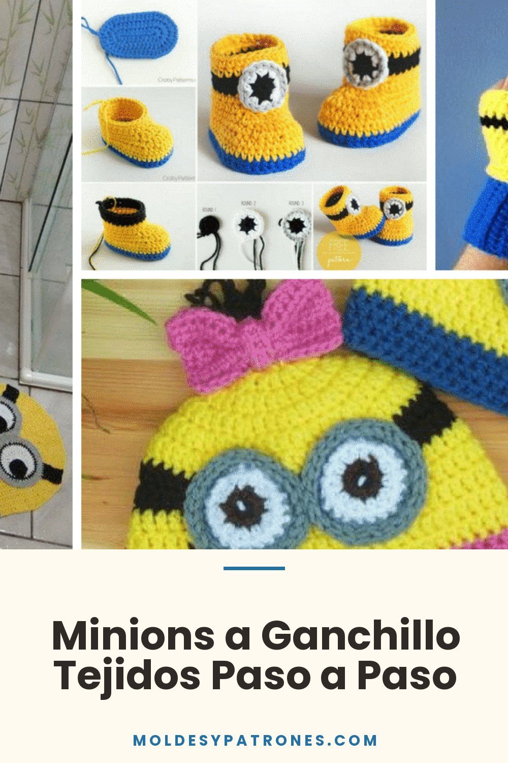 Minions a Ganchillo Tejidos Paso a Paso