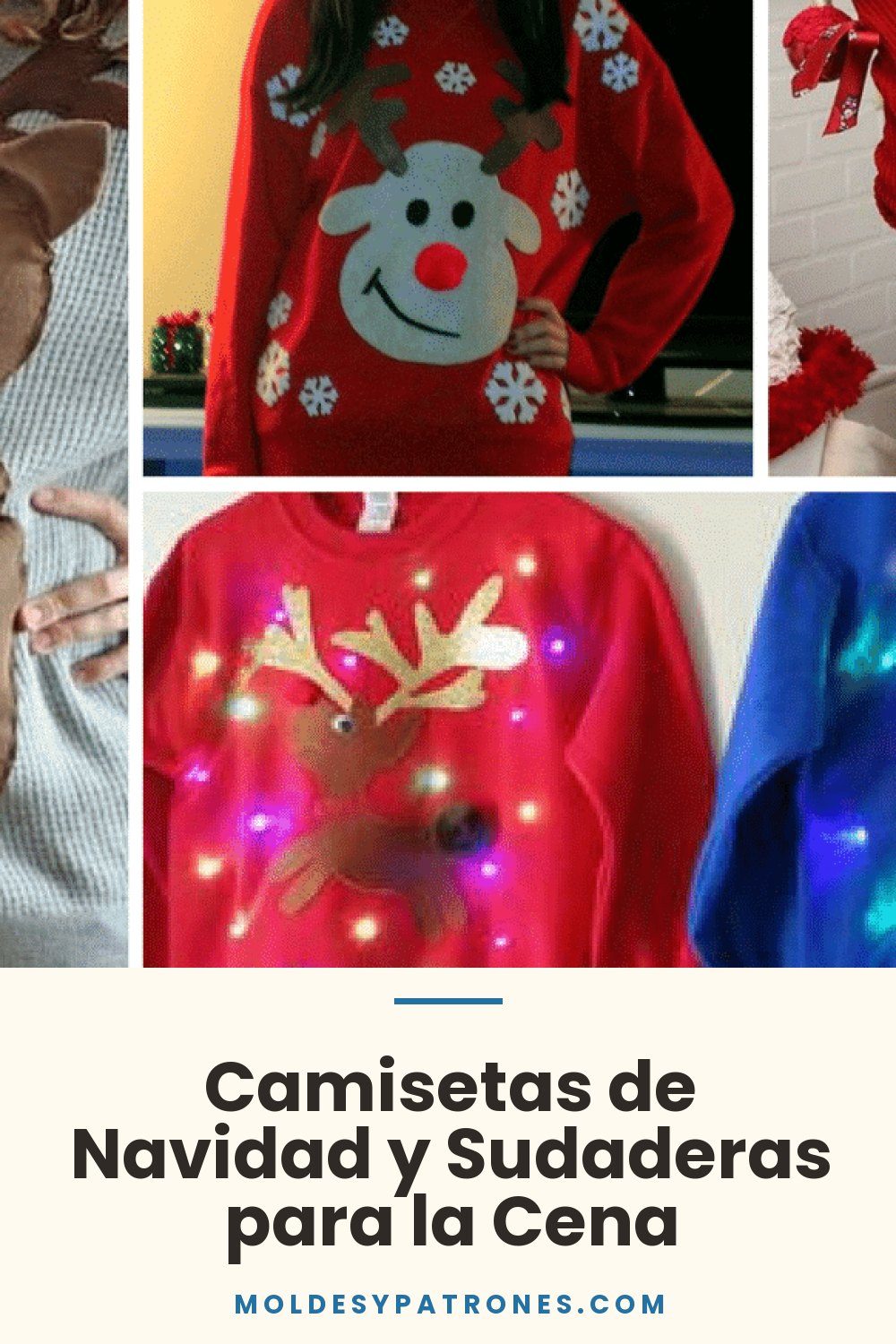 Camisetas de Navidad y Sudaderas para la Cena