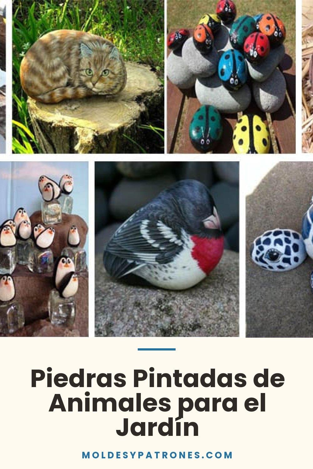 Piedras Pintadas de Animales para el Jardín