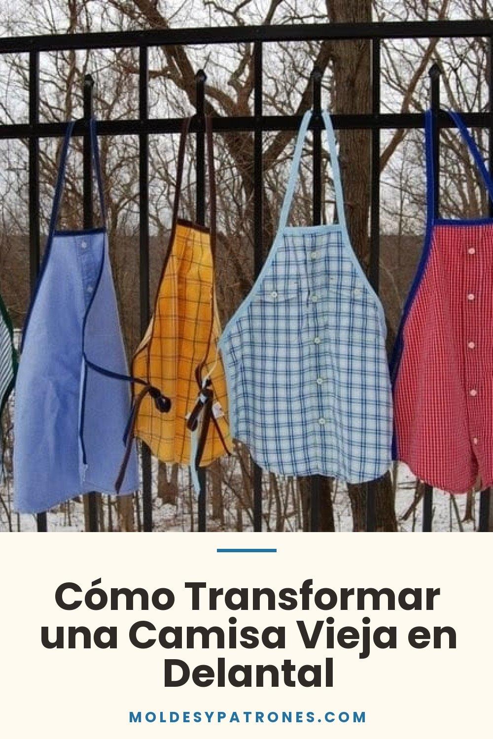 Cómo Transformar una Camisa Vieja en Delantal