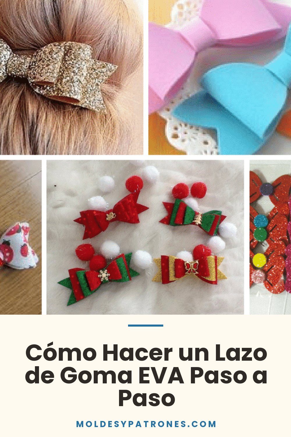 Cómo Hacer un Lazo de Goma EVA Paso a Paso