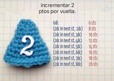 llavero de pez a crochet paso a paso 3