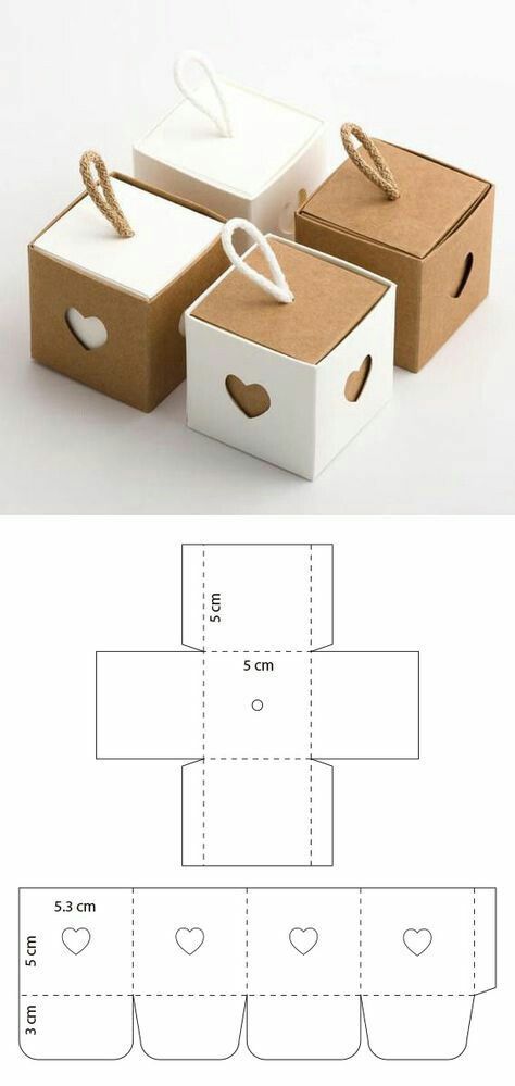 moldes para cajas de papel 6