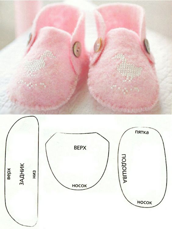 moldes para zapatos de bebe 1