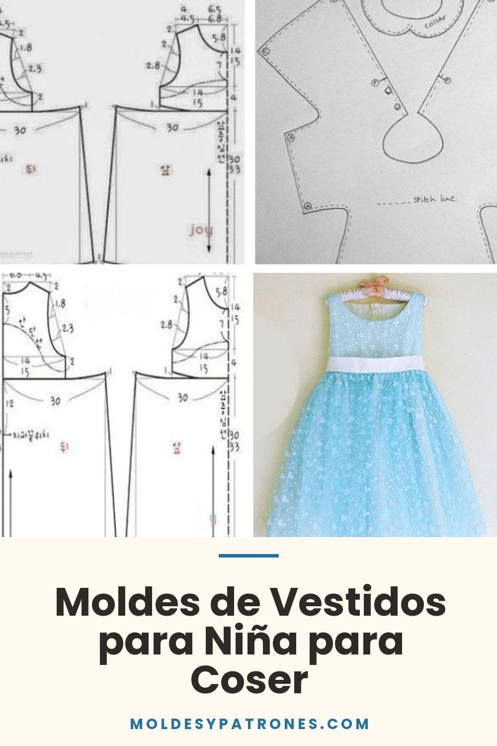 Moldes de Vestidos para Niña para Coser