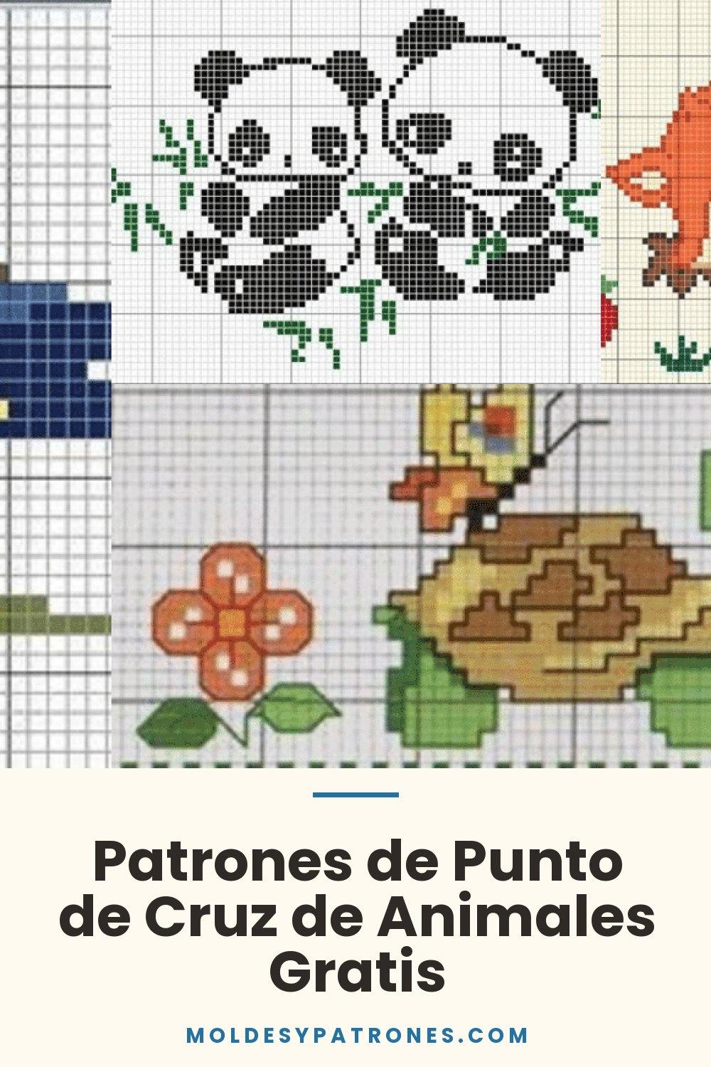 Patrones de Punto de Cruz de Animales Gratis