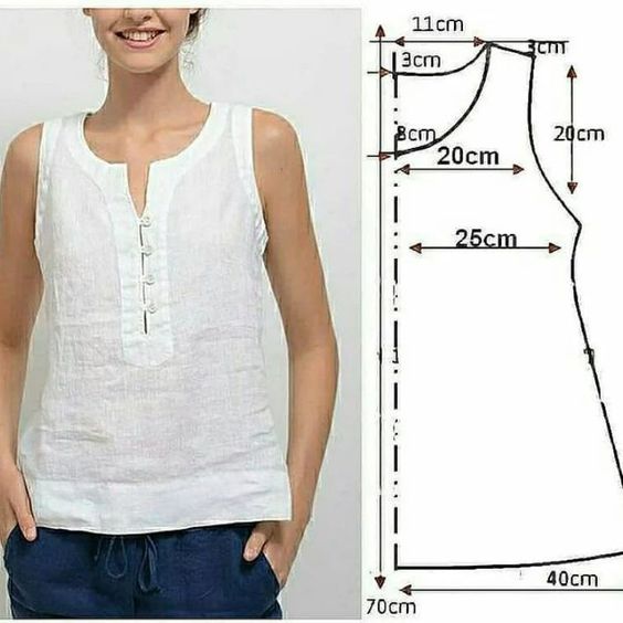 patrones de blusas para mujer 4