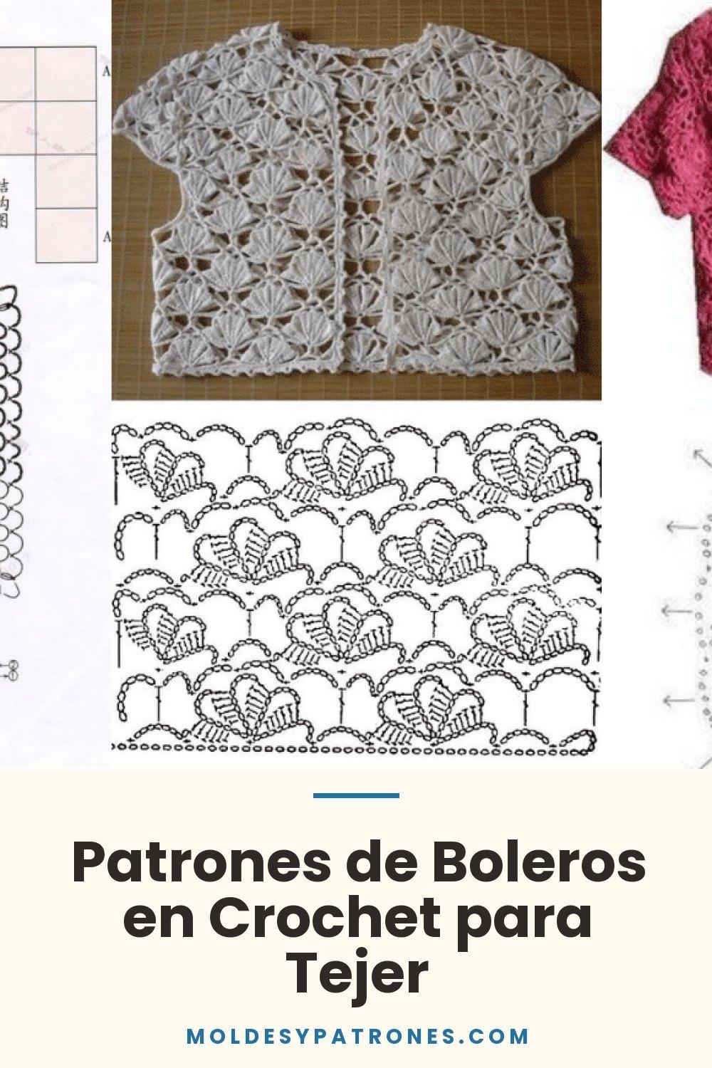 Patrones de Boleros en Crochet para Tejer