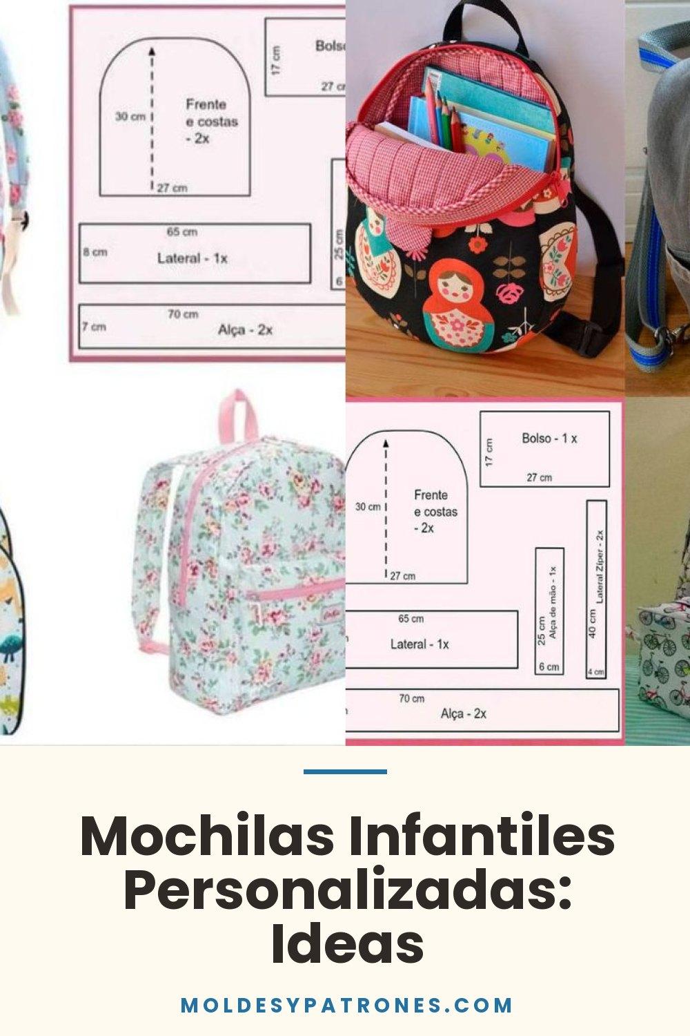 Mochilas Infantiles Personalizadas: Ideas