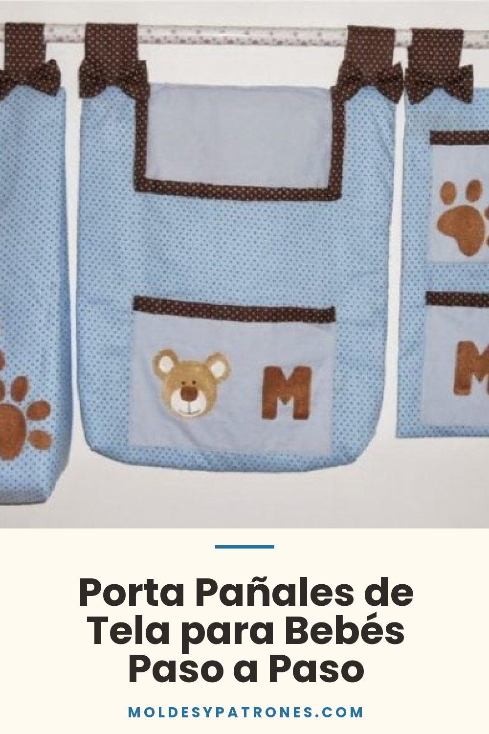 Porta Pañales de Tela para Bebés Paso a Paso
