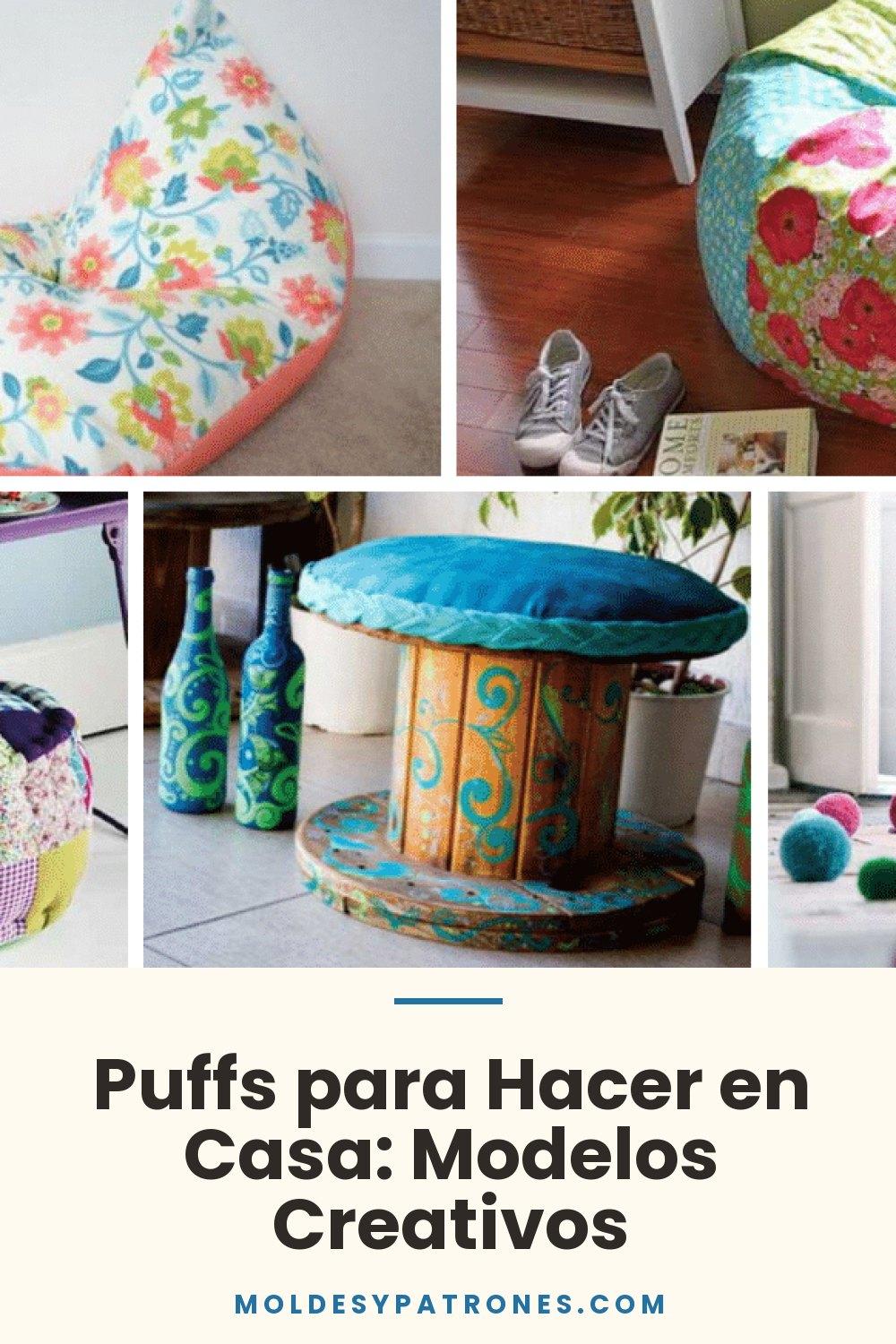 Puffs para Hacer en Casa: Modelos Creativos