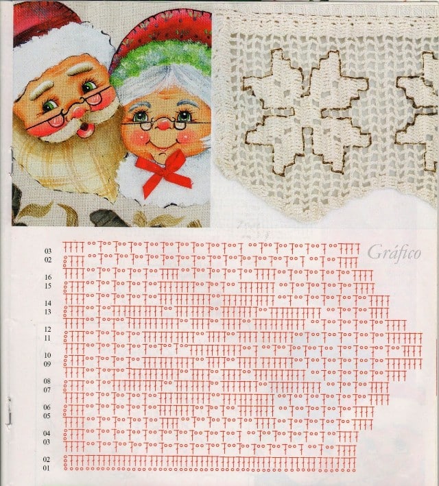 puntillas navidenas en crochet creatividad 7