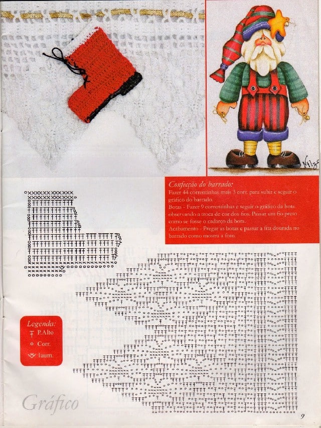 puntillas navidenas en crochet creatividad 8