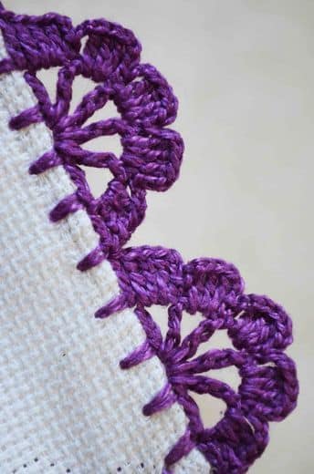 puntillas y orillas para servilletas en crochet 4