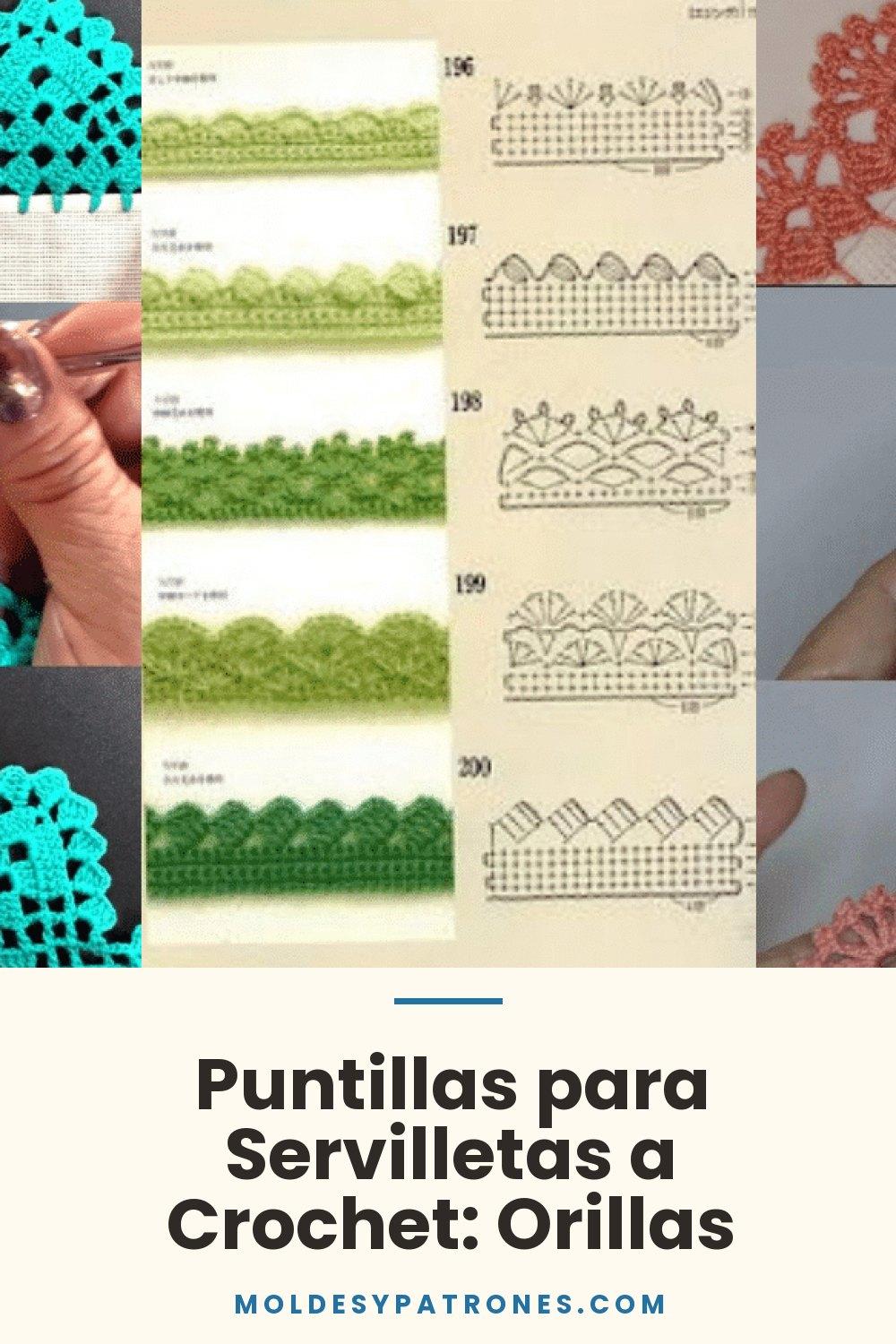 Puntillas para Servilletas a Crochet: Orillas