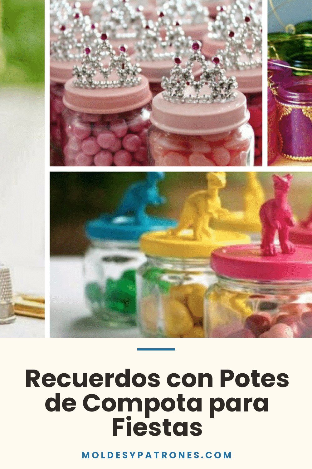 Recuerdos con Potes de Compota para Fiestas