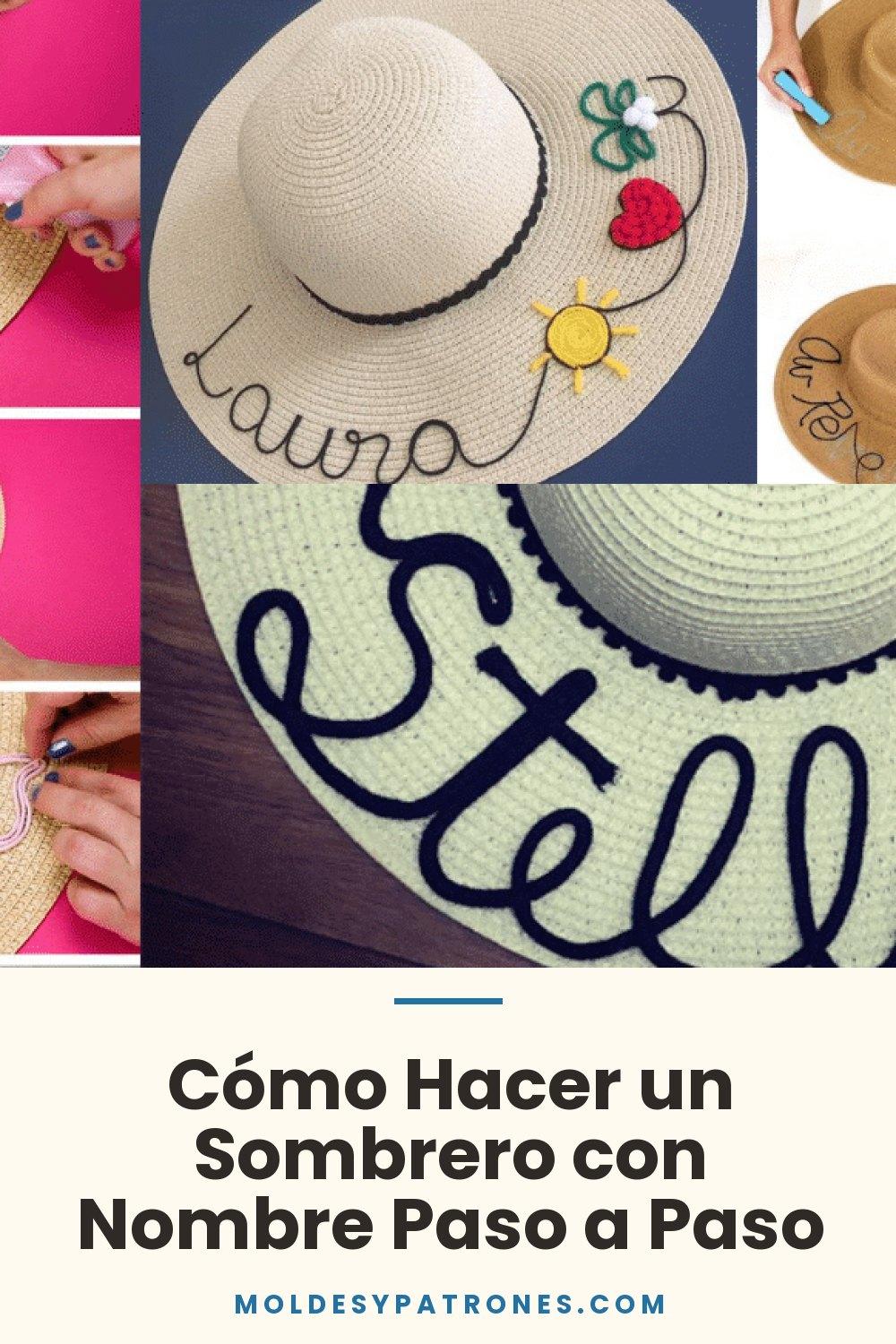 Cómo Hacer un Sombrero con Nombre Paso a Paso
