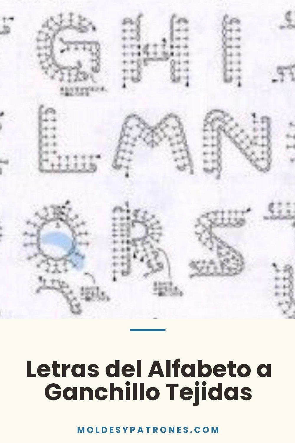 Letras del Alfabeto a Ganchillo Tejidas