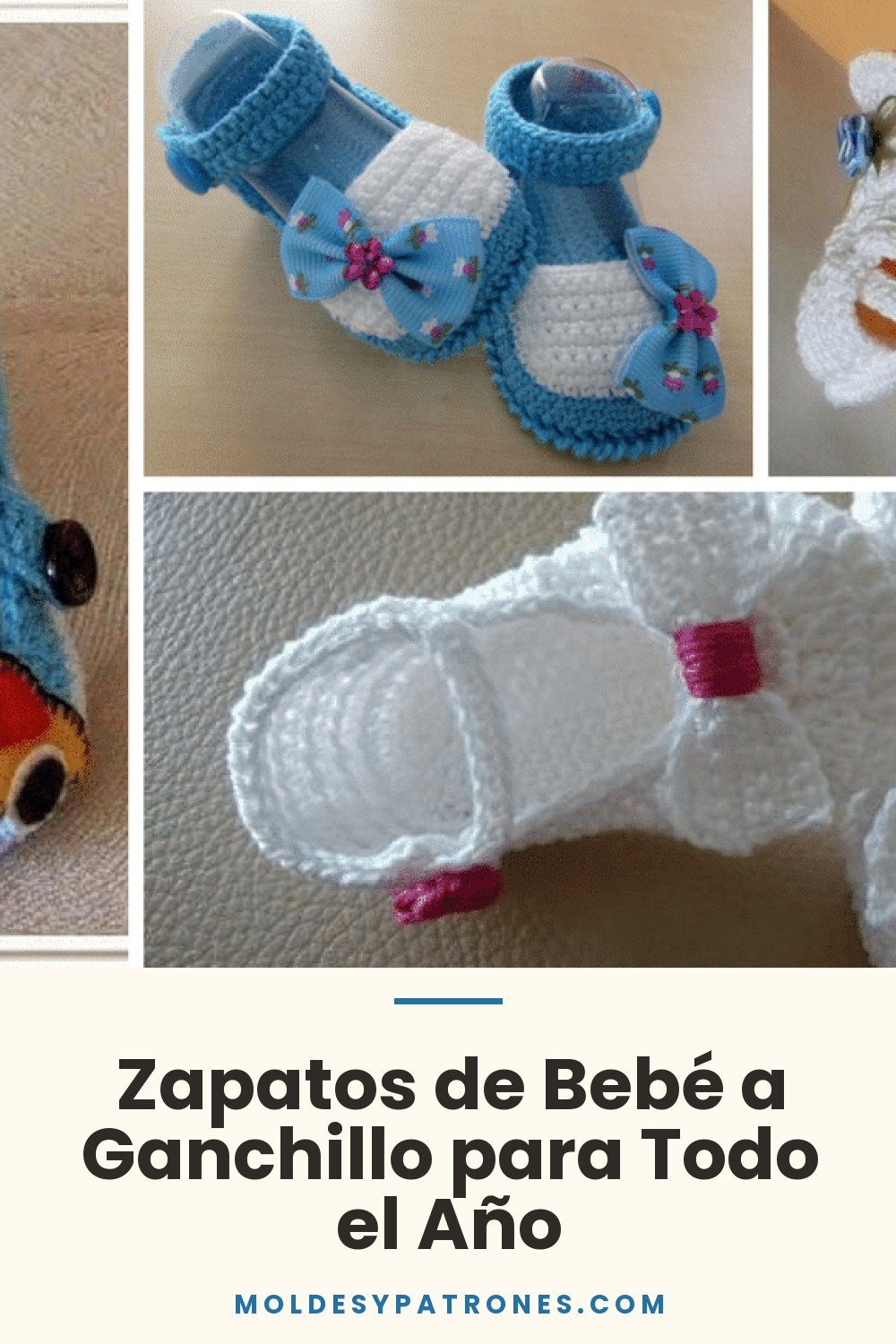 Zapatos de Bebé a Ganchillo para Todo el Año