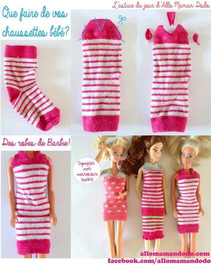 Hacer Vestidos Para La Barbie: Patrones Y Tutorial